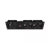 Painel de ventilação LANBERG AK-1506-B 19 polegadas com 3 ventoinhas 230V preto