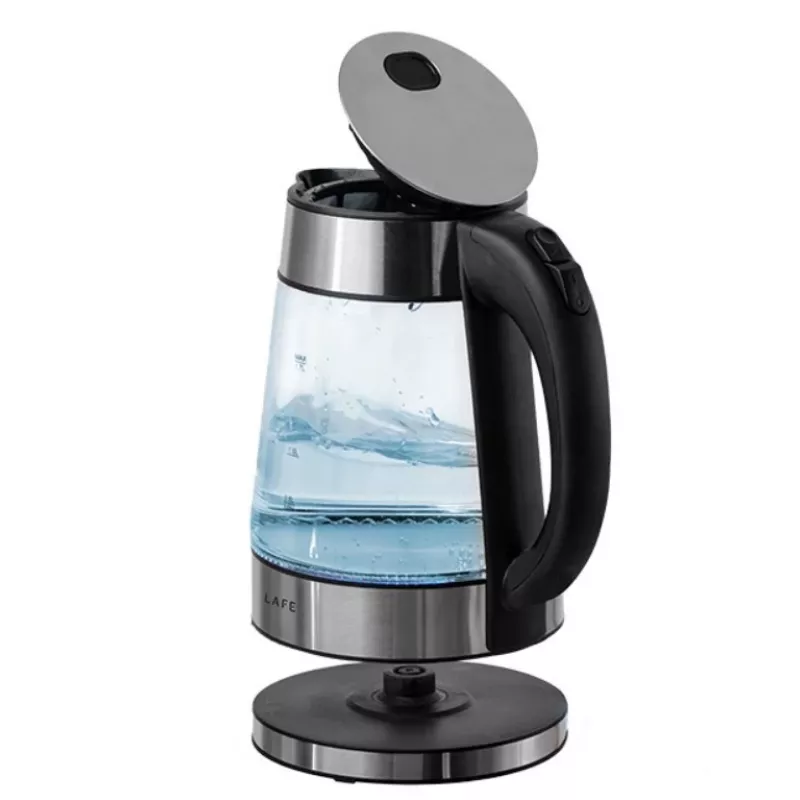 Chaleira de vidro LAFE LAFCZA47618 – capacidade 1,5 L, 100% reciclável