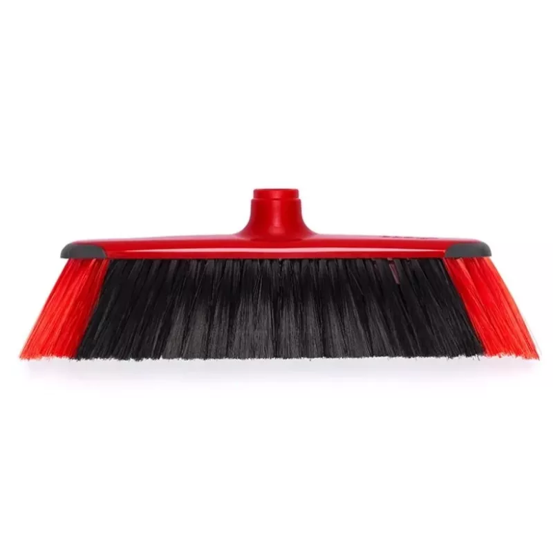 Vassoura de chão VILEDA 143703 com cabo, tecnopolímero, cerdas macias/duras, interior, 130 cm, vermelho