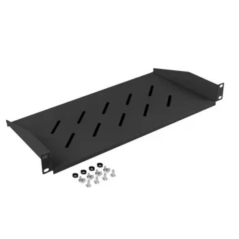 Lanberg AK-1014-B prateleira de 19 polegadas 1U 483x220 mm, 25 kg, preto
