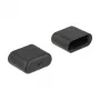 Tampa de proteção para conector fêmea DeLOCK 64008 USB Type-C preto
