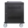 Carrinho/armário de carregamento para portáteis Manhattan com adaptador AC (UE) 32 compartimentos, instale o adaptador AC (cabo de alimentação) do dispositivo no dispositivo, adequado para TODOS os portáteis (até 15,6 polegadas), iPads, MacBooks, Chromebooks, outros dispositivos USB-C, compartimentos 380 x 30 x 280 mm, armário, com fecho