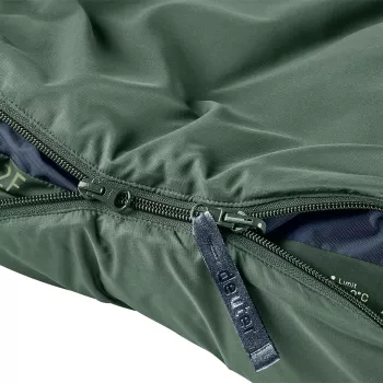 Saco-cama DEUTER Orbit -5C/23F caminhada para adulto, 2080×750×500 mm, sintético, verde