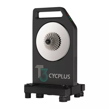 Rolo de treino para bicicleta Cycplus T3 com resistência magnética, conectividade Bluetooth, modelo T3-BT