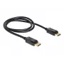 Cabo DisplayPort DeLOCK 82423 1 m macho a macho preto