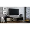 Móvel de TV Cama SIGMA1 180 carvalho Sonoma/preto brilhante