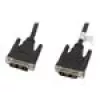 Cabo DVI-D LANBERG CA-DVIS-10CC-0030-BK — 3 m, DVI-D para DVI-D, preto
