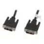 Cabo DVI-D LANBERG CA-DVIS-10CC-0030-BK — 3 m, DVI-D para DVI-D, preto
