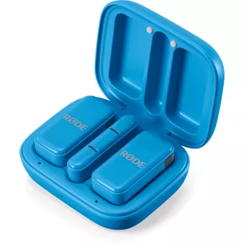 Microfone lavalier sem fios Rode Wireless Micro — azul (WIMICROCBLU)