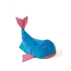 Pufe saco Sako Whale azul-rosa L 110 x 80 cm