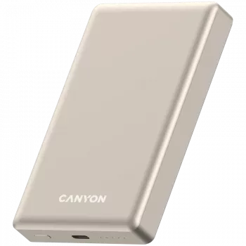 Canyon OnCharge 510 - Powerbank - 10.000 mAh - entrada USB-C - saída USB-C PD 20W + Wireless Magnet