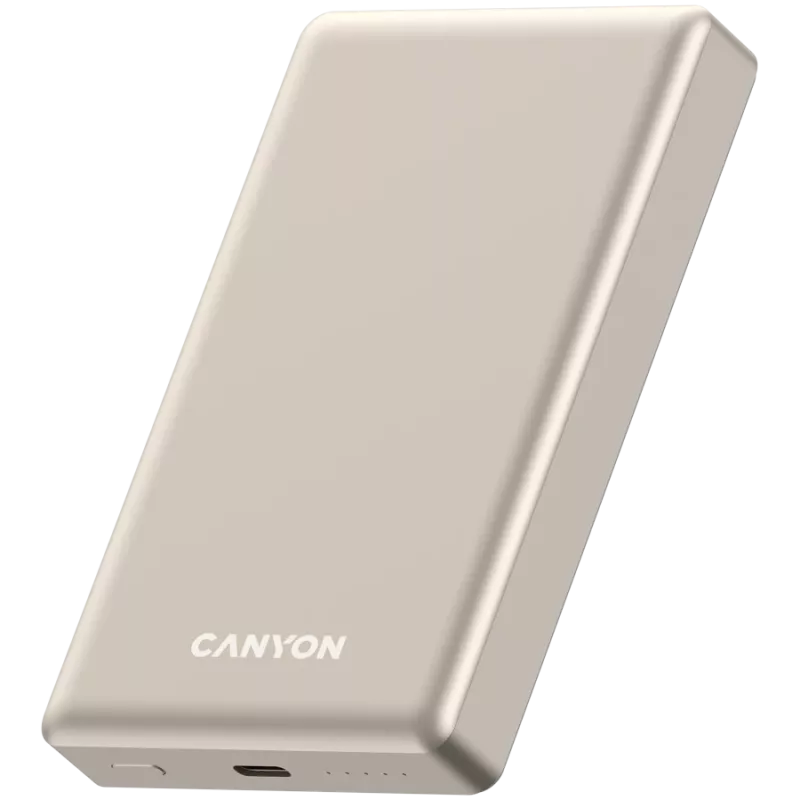 Canyon OnCharge 510 - Powerbank - 10.000 mAh - entrada USB-C - saída USB-C PD 20W + Wireless Magnet