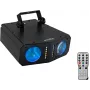 Luminária EUROLITE DMF-4 Hybrid 4-in-1 LED Flower Effect, luz multimodo para palco e eventos