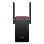 Amplificador de sinal Wi‑Fi Cudy RE3000 2400–5000 MHz, 802.11ax/ac/n/g/b/a, Ethernet 100 Mbps, antena externa, preto/vermelho