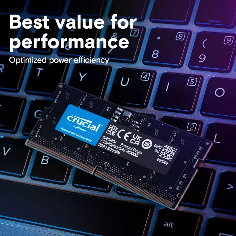 Memória para portátil DDR5 SODIMM 64GB(1*64)/5600 CL46