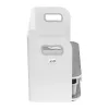 Organizador de secretária com gaveta e carregador sem fios Ergo Office, branco, máx. 10kg, ER-441