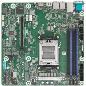 Placa-mãe ASRock EPYC4000D4U KNOLL3 X300 Micro ATX Socket AM5 DDR5 4 DIMM 48GB SATA III Gigabit LAN