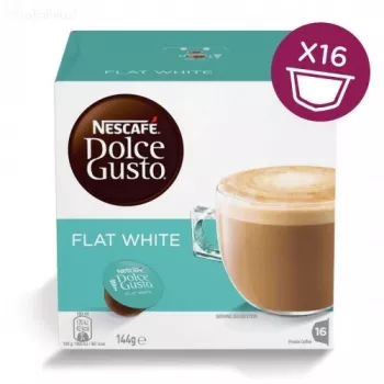 Nescafe Dolce Gusto Flat White café, 16 cápsulas