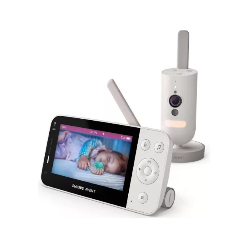 Philips AVENT SCD953/26 Intercomunicador de vídeo para bebé 400 m Wi-Fi cinzento, branco