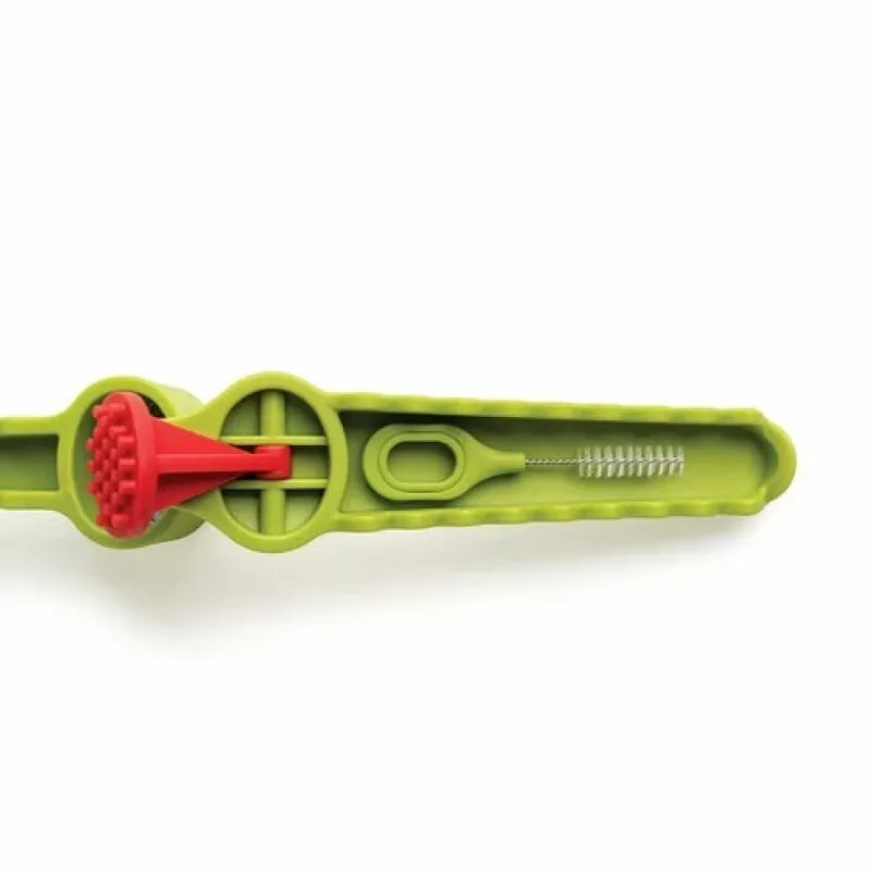 Espremedor de alho com cabo Ototo Design Garligator verde plástico aço