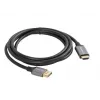 Adaptador de cabo de vídeo Lanberg CA-DPHD-20CU-0018-BK 1,8 m DisplayPort HDMI Type-A (Standard) preto, prateado