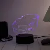 Decoração de luz LED RGB 3D para veículos MANTA SNL120RGB — lâmpada RGB para automóveis e motociclos