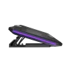 Base de arrefecimento para portátil FURY GUNBAI G3 14,1–17,3 polegadas com 2 ventoinhas, iluminação RGB, 2× USB