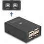 Switch USB 2.0 DELOCK 2 PCs para 4 dispositivos preto 0,48 Gbit/s
