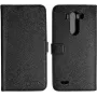 Nevox ORDO - capa dobrável para telemóvel - pele sintética PU - cinzento, preto - para LG G3