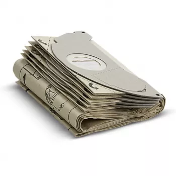 Acessório para aspirador para Karcher SE 2001 / SE 3001 6.904-143.0 — 5 sacos de aspiração a seco castanhos resistentes, 2 camadas, 150×240×8 mm