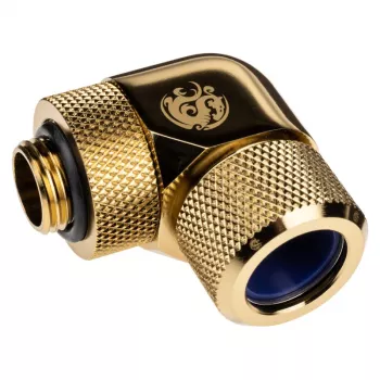 Conector de tubo BitsPower BP-TBE90RMLA14 latão 14 mm de diâmetro peça de refrigeração de computador