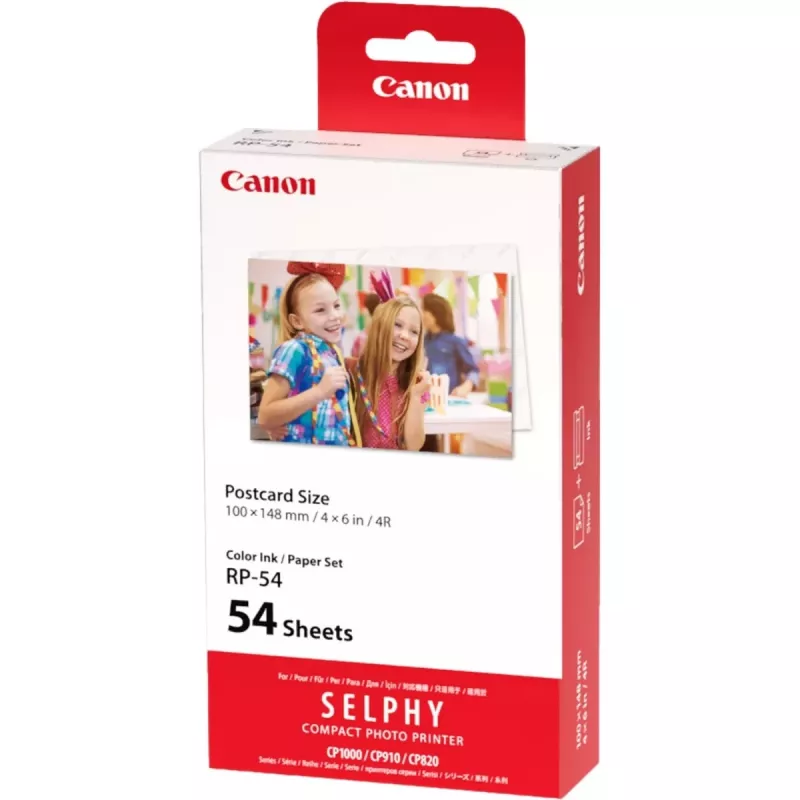 Fita para impressora Canon RP-54 para SELPHY CP910