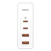 Carregador de viagem Baseus GaN2 Pro Quick 2x USB + 2x USB-C, 100W, EU (Branco)