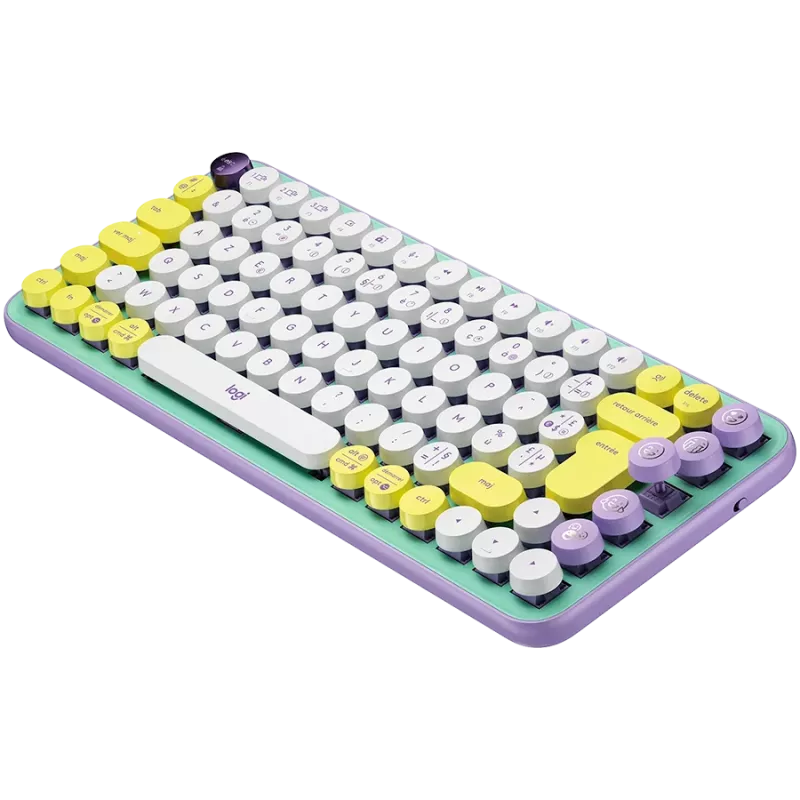Teclado mecânico Bluetooth LOGITECH POP Keys - DAYDREAM_MINT - NORDIC