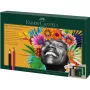 Canetas à base de óleo Faber-Castell Polychromos & Pitt Graphite Matt conjunto 48 unid. multicolor