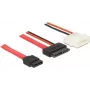 Cabo SATA DeLOCK 84790 0,5m SATA 13 pinos SATA 7 pinos + Molex