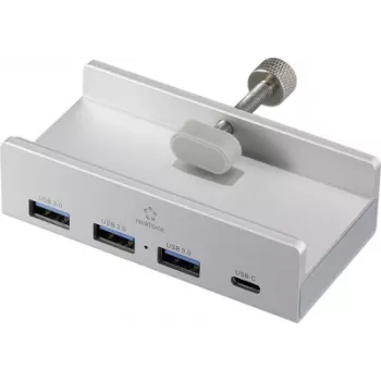 Renkforce RF-ACHB-350 Hub USB 3.1 Gen 1 de 1+3 portas para uso interno prateado (RF-6690354)