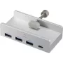 Renkforce RF-ACHB-350 Hub USB 3.1 Gen 1 de 1+3 portas para uso interno prateado (RF-6690354)