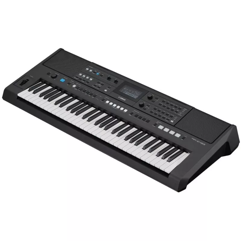 Teclado YAMAHA PSR-E483 — teclado arranger portátil de 61 teclas com sensibilidade ao toque e USB-MIDI
