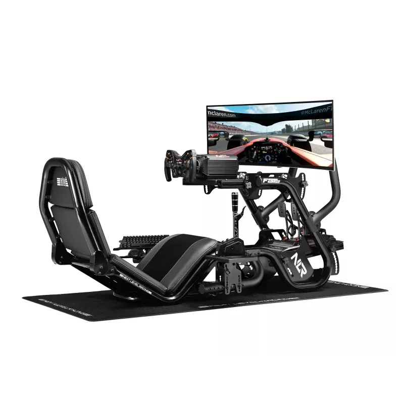 Cockpit de simulador de corrida Next Level Racing NLR-R003 F-GT Pro Fórmula e GT Edição cinzento