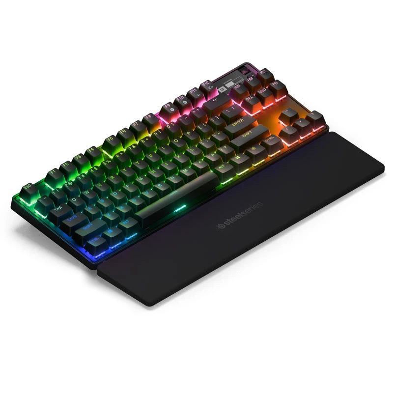 Teclado gaming Steelseries Apex Pro TKL USB + RF Wireless + Bluetooth QWERTZ alemão preto