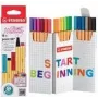 Fineliner STABILO point 88 18 cores ponta fina multicolor