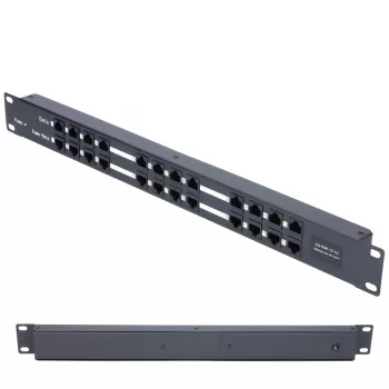 Injetor PoE Extralink 12 portas 12x 100Mb/s RJ45, Rackmount