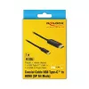 Adaptador de cabo de vídeo DeLOCK 84904 USB Type-C para HDMI 1 m preto