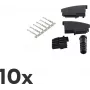 Conector de cabo TAE F ShiverPeaks BS72000-SET10 preto