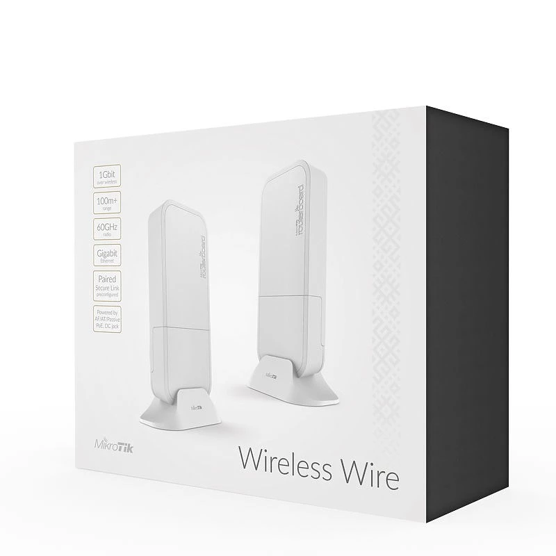 Ponto de acesso Wi-Fi Mikrotik RBWAPG-60ADKIT 1000 Mbit/s branco Power over Ethernet (PoE)