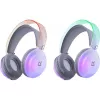 Defender FreeMotion B651 63651 auscultadores sem fios supra-auriculares, Bluetooth 5.3, retroiluminação RGB, 20–20000 Hz, 105 dB, USB-C, AUX, brancos