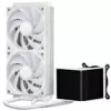 Caixa de PC Jonsbo D32 STD + refrigeração líquida completa TRYX PANORAMA SE, ARGB - 240 mm, Branco