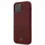 Mercedes MEHCP12MSILRE iPhone 12/12 Pro 6,1 Preto / vermelho capa rígida linha silicone
