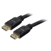 Sharkoon cabo DisplayPort 1.3 macho > 4K preto 3 metros - cabo - digital/visualização/vídeo
